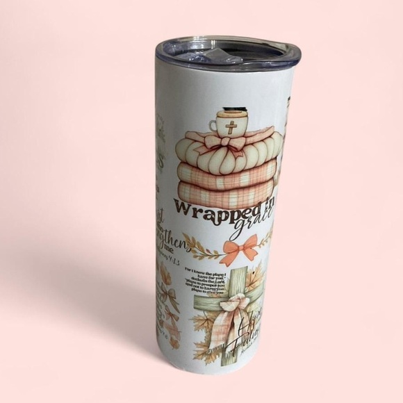 Tumbler with Festive Design Motivational words of the Bible. Perfect for gift - Picture 1 of 6